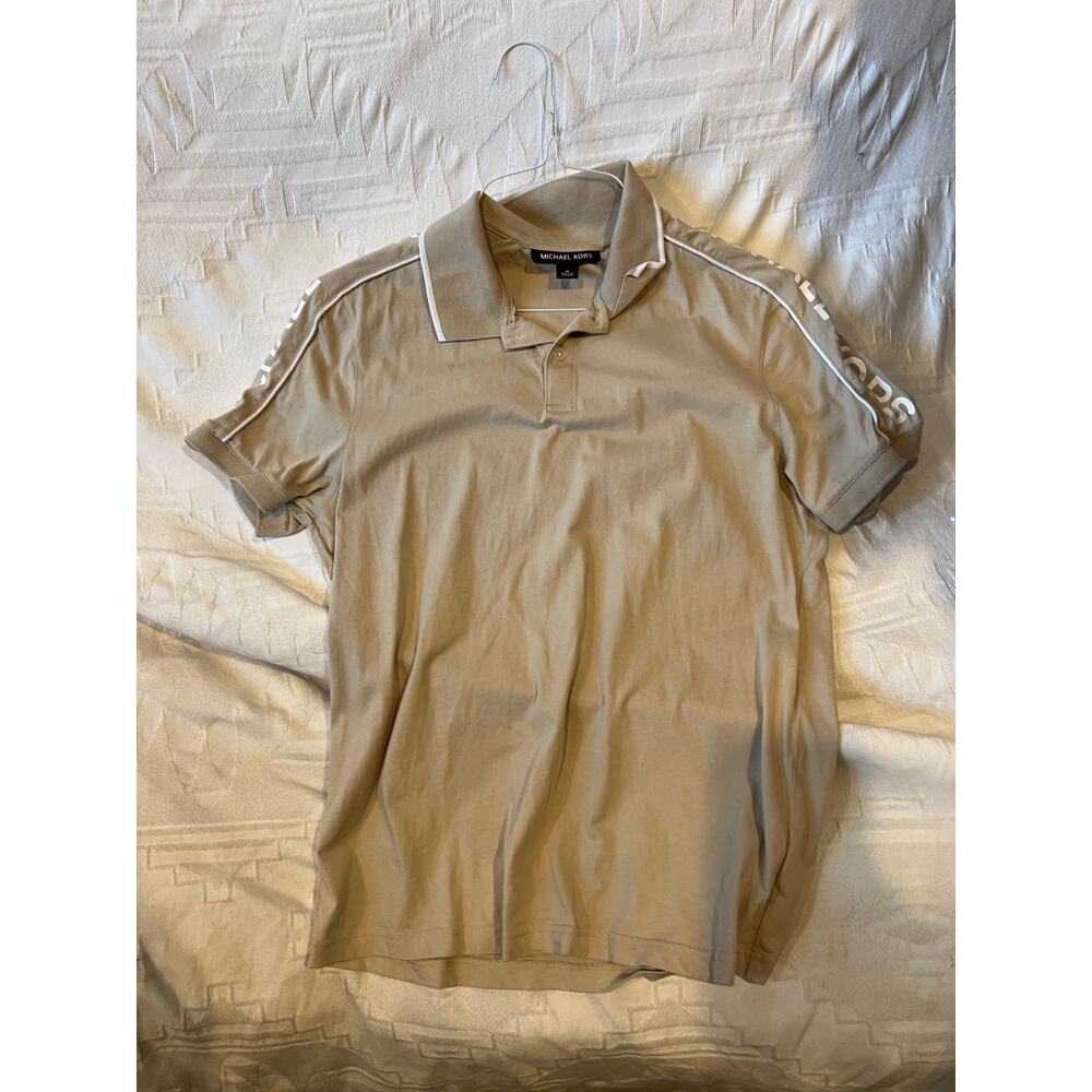 Michael Kors Beige Polo Shirt Mens M